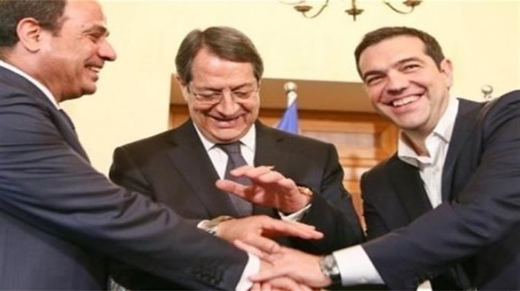 Τη «Διακήρυξη της Αθήνας» για την Τριμερή Συνεργασία Υπογράφουν Τσίπρας - Αναστασιάδης - Σίσι