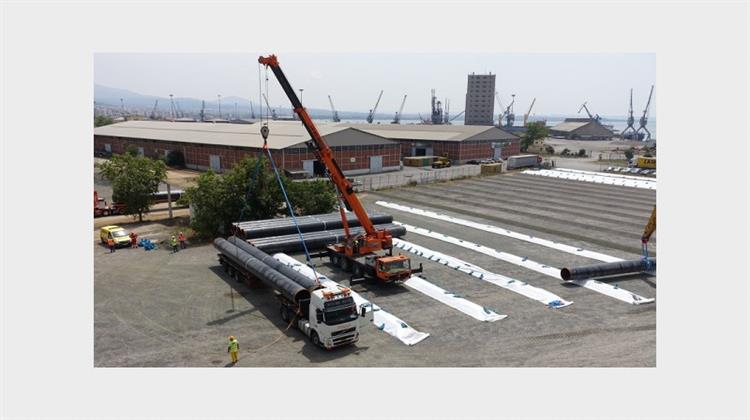 Οι Πρώτοι Σωληναγωγοί του ΤΑΡ Φθάνουν σε Θεσσαλονίκη και Καβάλα