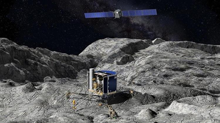 Το Ευρωπαϊκό Διαστημικό Σκάφος Rosetta Αποχαιρέτησε Οριστικά το Μικρό Ρομπότ Philae στην Επιφάνεια του Κομήτη Τσούρι
