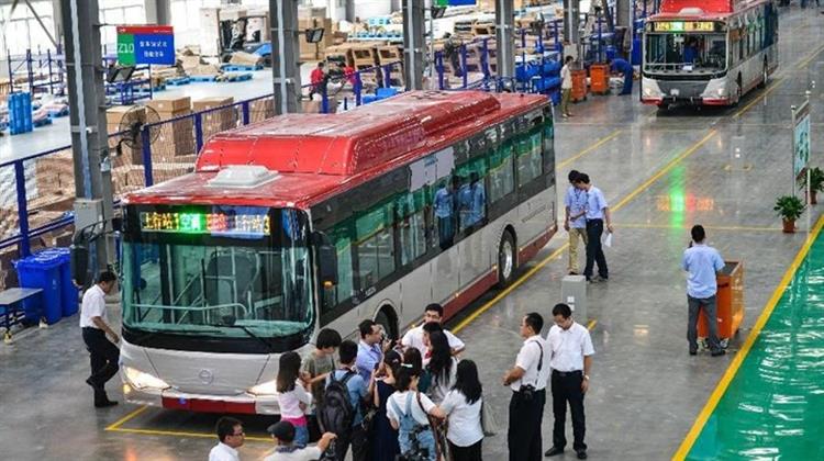 Κίνα: 500 Νέα Ηλεκτρικά  Λεωφορεία Κυκλοφορούν στην Πόλη Τιαντζίν