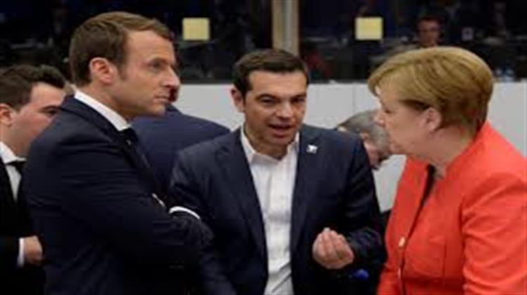 Ανοικτή Γραμμή Τσίπρα - Μέρκελ - Μακρόν Μέχρι το Eurogroup