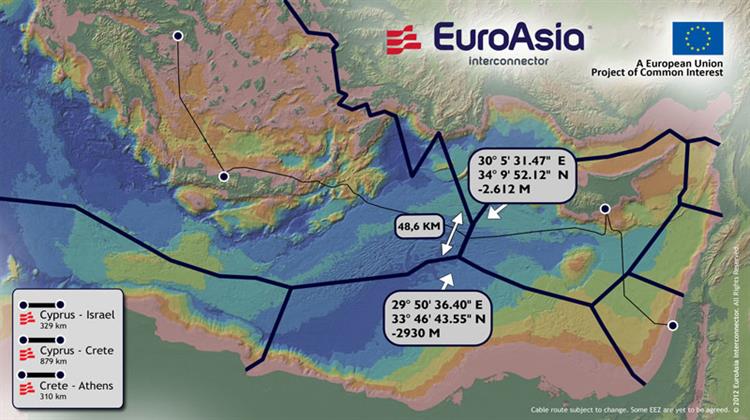 Ξεκίνησε η Διαδικασία Χορήγησης των Αδειών για τον EuroAsia Interconnector