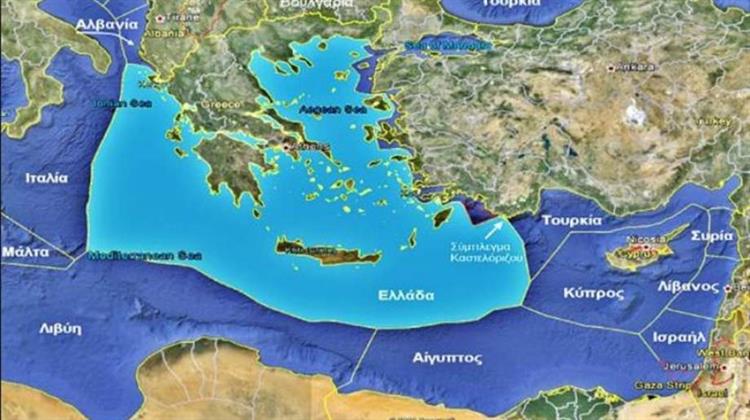 Η Τουρκία Προκαλεί στο Αιγαίο με τη Δημοσίευση Χαρτών Χωρίς το Καστελόριζο