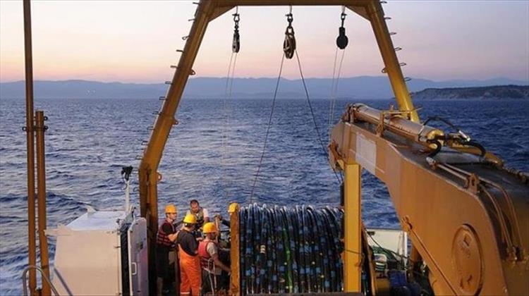 Drillship on Mission in Conflict Zone Offshore Cyprus