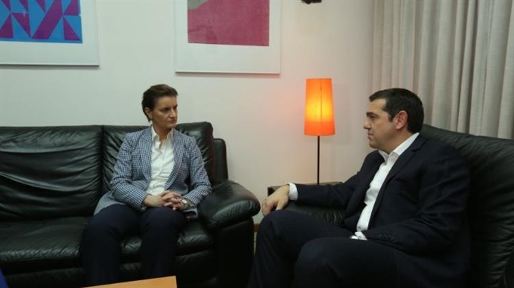 Tην Ενίσχυση της Συνεργασίας Ελλάδας - Σερβίας Συμφώνησαν οι Πρωθυπουργοί των Δύο Χωρών