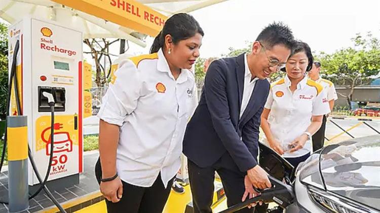 Η Shell Εγκαινίασε Υπηρεσία Ταχυφορτιστών για Η/Ο στην Σιγκαπούρη