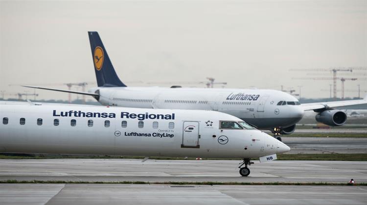 Τουλάχιστον 1.300 Πτήσεις θα Ακυρωθούν Λόγω της 48ωρης Απεργίας της Lufthansa