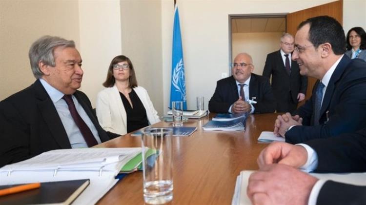Συνάντηση Ν. Χριστοδουλίδη με ΓΓ ΟΗΕ για Κυπριακό, Αμμόχωστο και ΑΟΖ