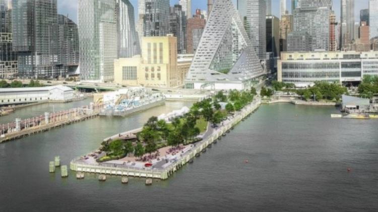 Νέα Υόρκη: Σχέδια για την Κατασκευή «Προβλήτα-Πάρκου» στον Ποταμό Χάντσον