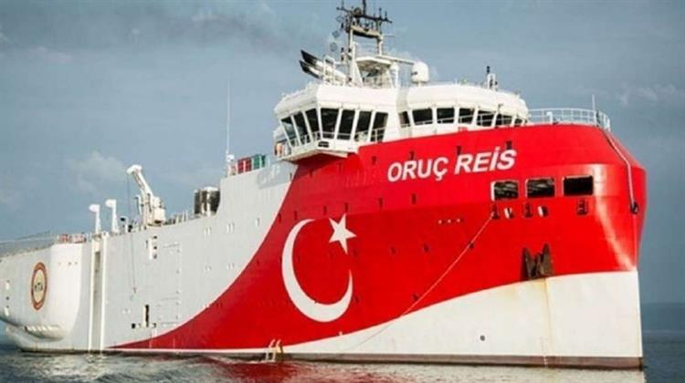 Κοντά στο Καστελόριζο το Oruc Reis