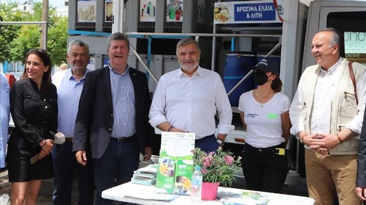 «Ανακύκλωση στις Λαϊκές Αγορές της Αττικής»: Επίσκεψη Πατούλη στο Αιγάλεω