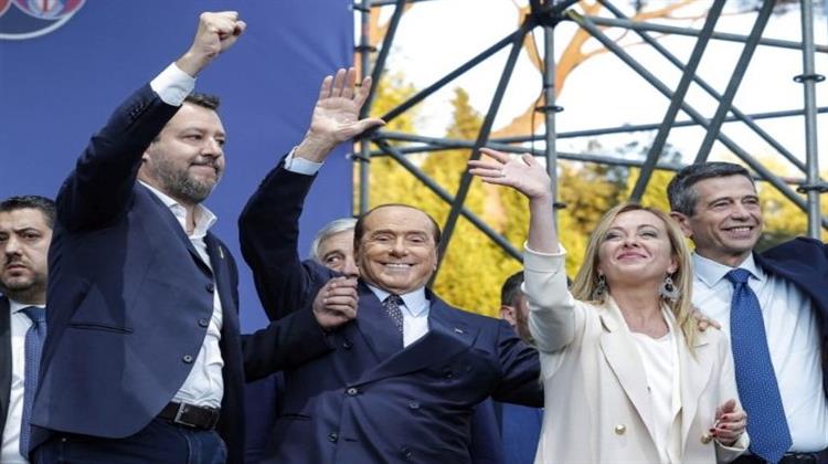 Ιταλία: Νίκη με 44,1% για τον Συνασπισμό Μελόνι - Σαλβίνι - Μπερλουσκόνι. Οι Θέσεις τους για ΕΕ, Μετανάστευση, Ενέργεια