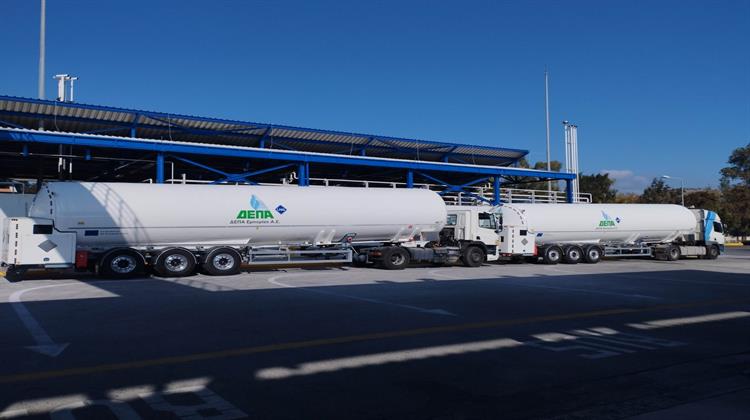 Η ΔΕΠΑ Εμπορίας Ενισχύει το Δίκτυο Διακίνησης Υγροποιημένου Φ. Αερίου με την Προμήθεια Τριών LNG Semi trailers