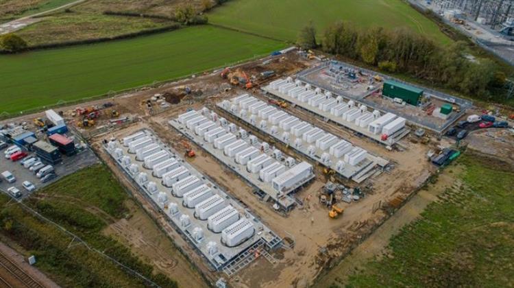 Βρετανία:  Σε Λειτουργία το Μεγαλύτερο Σύστημα Αποθήκευσης Ενέργειας με Μπαταρίες στην Ευρώπη
