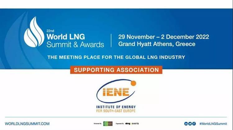 IENE Supports the 22nd World LNG Summit & Awards Held in Athens on November 29 – December 2