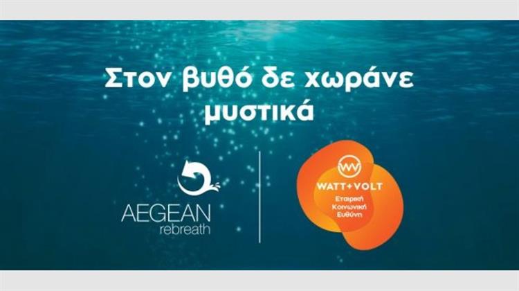 WATT+VOLT και Aegean Rebreath: 14 Κοινές Δράσεις για Ένα Βυθό που «Αναπνέει»