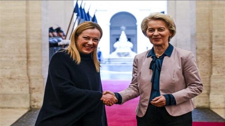 Μελόνι: Η Ιταλία θα γίνει Eνεργειακός Kόμβος της Ευρώπης με Kοινοτικά Kονδύλια