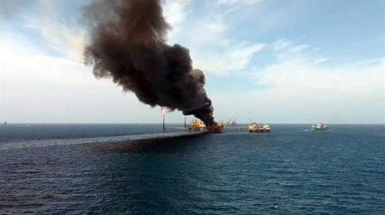 Μεξικό: 2 Νεκροί Εξαιτίας Πυρκαγιάς σε Θαλάσσια Εξέδρα Άντλησης Πετρελαίου της PEMEX