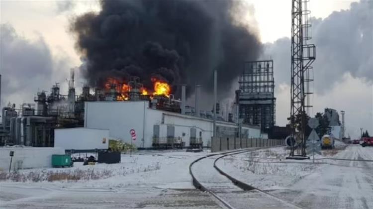 Πυρκαγιά σε Διυλιστήριο στην Ανγκάρσκ της Ρωσίας