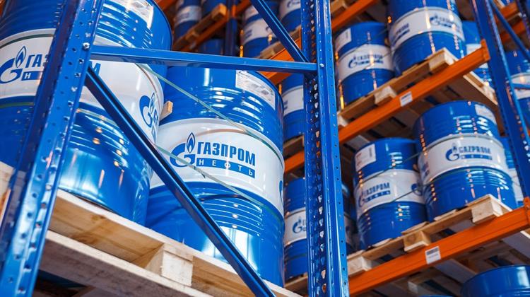 Β΄Τρίμηνο: Μείωση 43% σε Σχέση με Πέρυσι για τα Έσοδα της Πετρελαϊκής Gazprom Neft