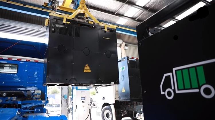 Κίνα: Σε 5 λεπτά η Αλλαγή Μπαταρίας σε Βαρύ EV με Χρήση Ρομπότ