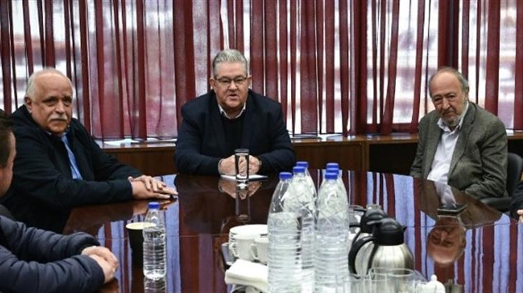 Με τα Σωματεία των Εργαζομένων της ΛΑΡΚΟ Συναντήθηκε ο ΓΓ του ΚΚΕ
