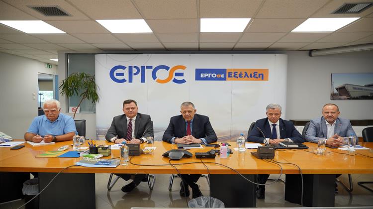 Συνάντηση Ν. Ταχιάου με τον διευθύνοντα σύμβουλο της ΕΡΓΟΣΕ Χρ. Παληό για τα σιδηροδρομικά έργα