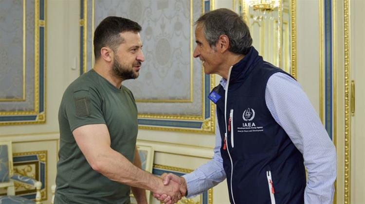 Ουκρανία: Ο Ρ. Γκρόσι (ΔΟΑΕ) Συζήτησε με Ζελένσκι για την Ασφάλεια του Πυρηνικού Σταθμού του Κουρσκ