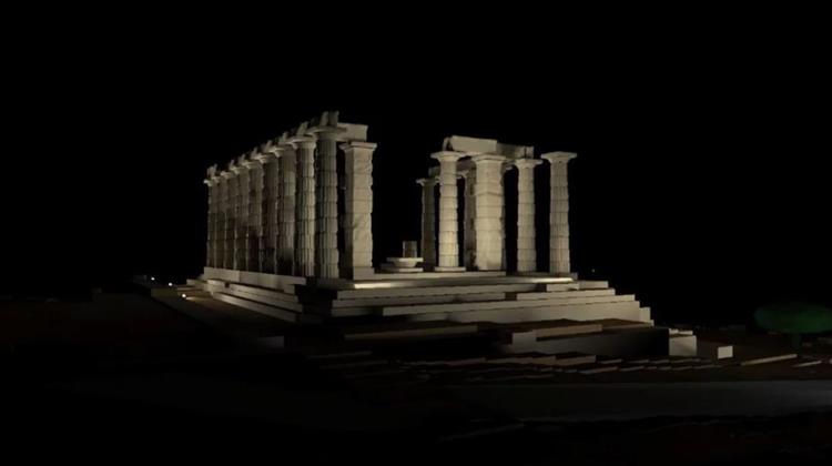 Ο Πρωθυπουργός θα Εγκαινιάσει τον Νέο Φωτισμό του Ναού του Ποσειδώνα στο Σούνιο