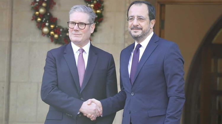 Πρόθεση για Ενίσχυση Σχέσεων Κύπρου-ΗΒ Εξέφρασαν Χριστοδουλίδης-Στάρμερ