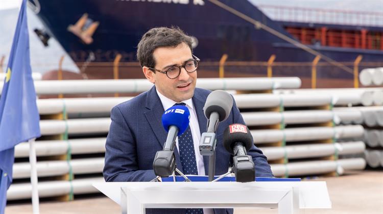 O Εκτελεστικός Αντιπρόεδρος της Ευρωπαϊκής Επιτροπής Stéphane Séjourné στο Εργοστάσιο “Αλουμίνιον της Ελλάδος” της METLEN