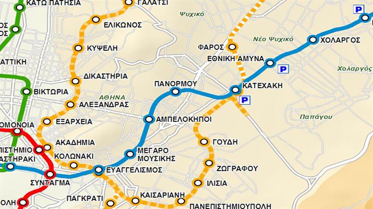 Γραμμή 4: Τέλη 2025 - Αρχές 2026 στον Σταθμό Ευαγγελισμού ο Μετροπόντικας