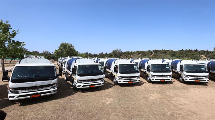Περιφέρεια και ΕΣΔΝΑ Παρέδωσαν 37 Ευέλικτα Ηλεκτρικά Απορριμματοφόρα Περισυλλογής Βιοαποβλήτων σε Δεκάδες Δήμους της Αττικής