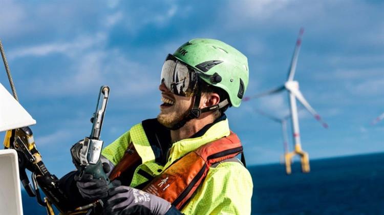 Εκθεση: Αυξήθηκαν κατά 24% οι Εργαζόμενοι στην Υπεράκτια Αιολική Ενέργεια στο Ην. Βασίλειο