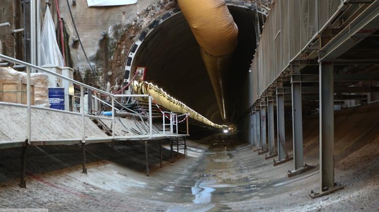 Όμιλος ΑΒΑΞ: Έτοιμη Σήραγγα 1,4 Χλμ Κάτω Από το Γαλάτσι για τη Γραμμή 4 του Μετρό