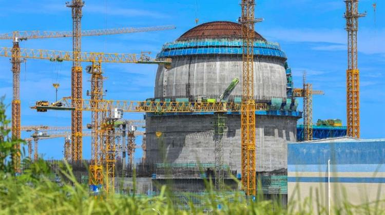 Kίνα:  Ολοκληρώθηκε το Κτίριο Συγκράτησης στη Μονάδα 3 του Πυρηνικού Σταθμού Changjiang