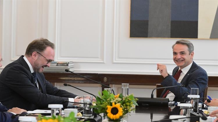 Στη Μείωση των Τιμών Ενέργειας για Νοικοκυριά και Επιχειρήσεις Επικεντρώθηκε η Συνάντηση Μητσοτάκη – Γιόργκενσεν