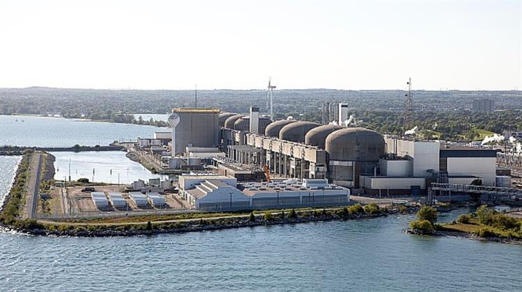 Καναδάς-Οντάριο: Έγκριση για Ανακαίνιση 4 Πυρηνικών Αντιδραστήρων στο Pickering