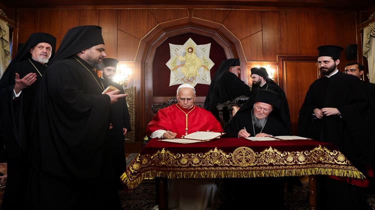 Ιστορική Συνάντηση Πάπα Λέοντα, Βαρθολομαίου – Υπογράφηκε η Κοινή Διακήρυξη, Τι Αναφέρει