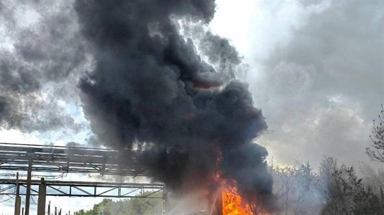 H Oυκρανία Ισχυρίζεται ότι Χτύπησε Μεγάλο Χημικό Εργοστάσιο  στη Ρωσία