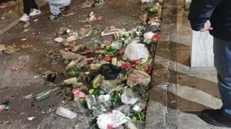 Θεσσαλονίκη: Επτακόσιους Τόνους Σκουπίδια «Έβγαλαν» τα Πάρτι της Πρωτοχρονιάς