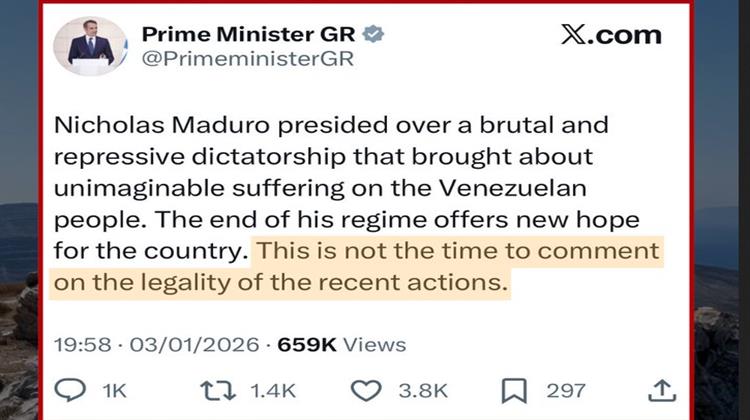 Τις Δηλώσεις Μητσοτάκη για την Νομιμότητα της Ανατροπής Μαδούρο Εκμεταλλεύονται Ήδη οι Τούρκοι