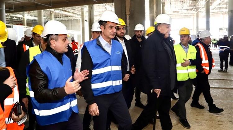 Επίσκεψη Μητσοτάκη στο Εργοτάξιο του Νέου Διεθνούς Αερολιμένα Ηρακλείου