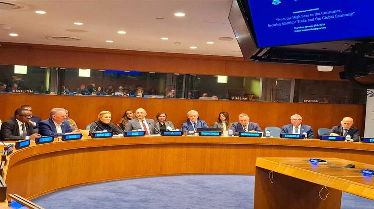 Γ. Γεραπετρίτης στον ΟΗΕ: Θεμέλιο για Ειρήνη και Συνεργασία Μεταξύ των Εθνών η Ασφαλής Ναυτιλία