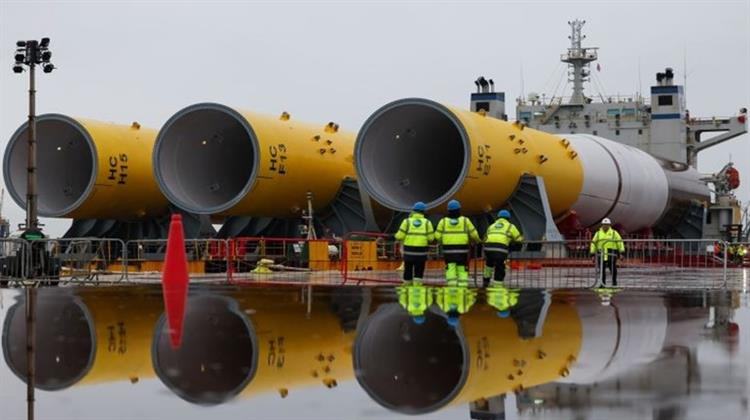 Η Ørsted Παρέλαβε τους Πρώτους 6 Μονοπυλώνες για το Yπεράκτιο Aιολικό Hornsea 3