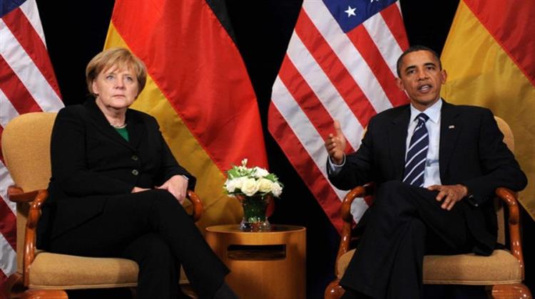 Η Ελλάδα Πρέπει να Προχωρήσει στην Εφαρμογή των Μεταρρυθμίσεων, Συμφώνησαν Ομπάμα-Μέρκελ στο Περιθώριο του G7