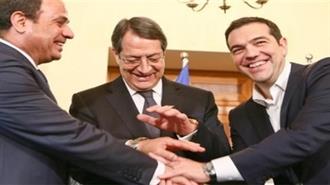 Τη «Διακήρυξη της Αθήνας» για την Τριμερή Συνεργασία Υπογράφουν Τσίπρας - Αναστασιάδης - Σίσι