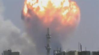 Συρία: Εκρήξεις και Πυρκαγιά Κοντά στο Διυλιστήριο της Χομς (video)