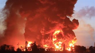 Ινδονησία: Τεράστια Πυρκαγιά σε Διυλιστήριο, Τουλάχιστον 5 Τραυματίες