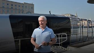 Moscow Mayor Inspects Model of the Future Electric Passenger Ship